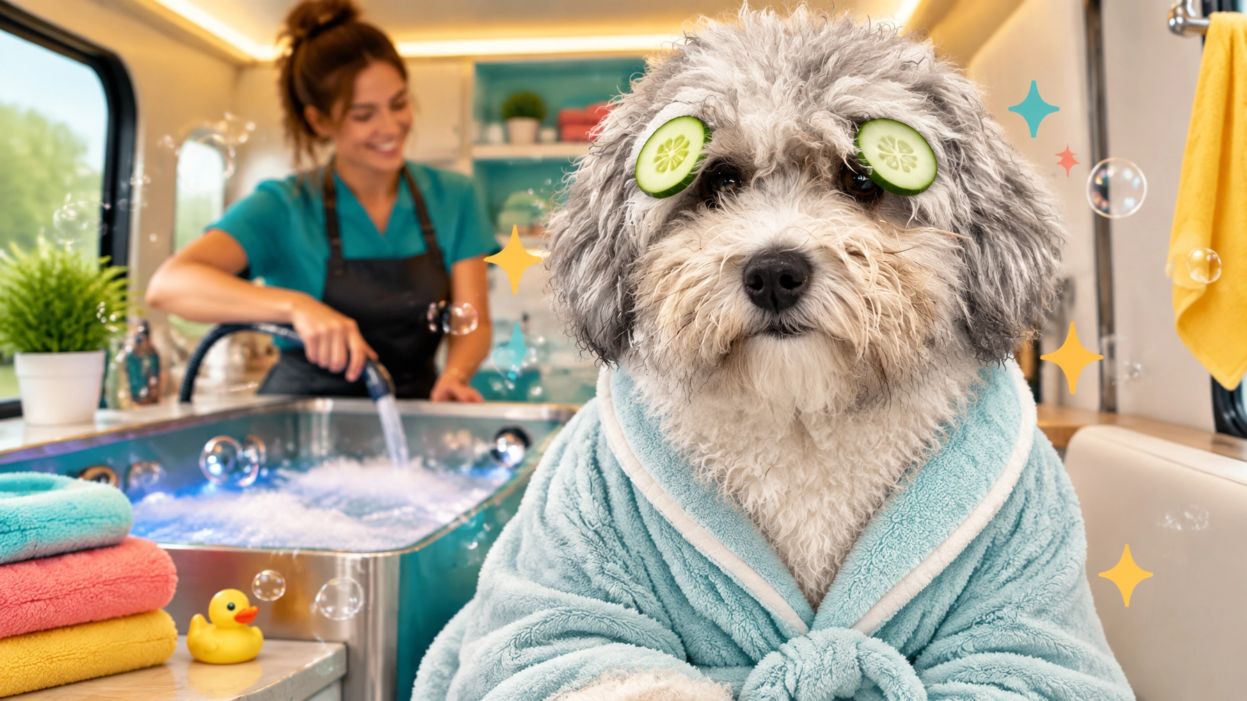 What Should I Look for in a Mobile Dog Groomer for My Large Dog in McKinney?