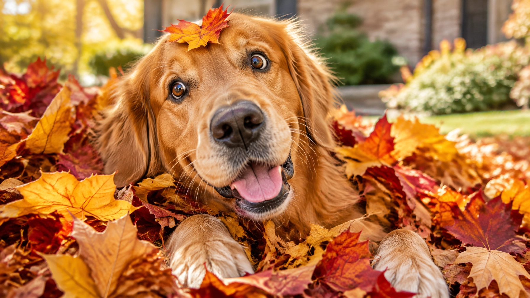 McKinney Mobile Dog Groomer: Fall Yard Hazards for Dogs, Acorns, Leaf Piles, and More in Prosper and Melissa